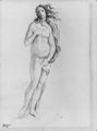 Degas, Edgar Germain Hilaire: Figurenstudie nach Botticelli