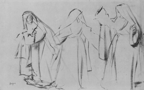 Degas, Edgar Germain Hilaire: Drei Nonnen
