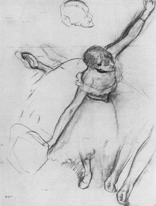 Degas, Edgar Germain Hilaire: Tnzerin mit einem Blumenbukett