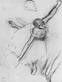 Degas, Edgar Germain Hilaire: Tänzerin mit einem Blumenbukett