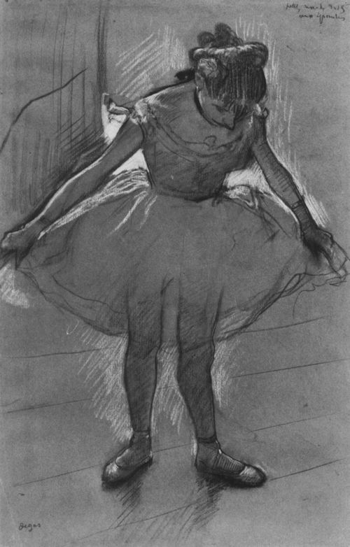 Degas, Edgar Germain Hilaire: Tnzerin im Gegenlicht