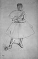 Degas, Edgar Germain Hilaire: Tänzerin mit Fächer