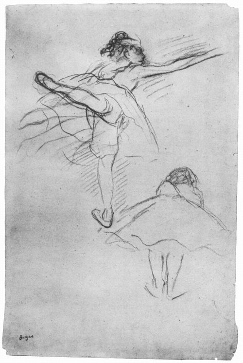 Degas, Edgar Germain Hilaire: Zwei Tnzerinnen