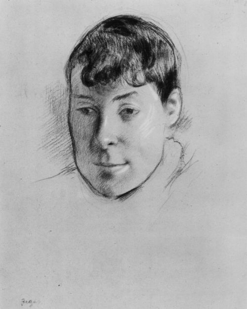 Degas, Edgar Germain Hilaire: Portrt der Mme Ernest May
