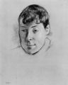 Degas, Edgar Germain Hilaire: Porträt der Mme Ernest May