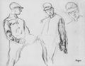 Degas, Edgar Germain Hilaire: Zwei Jockeys