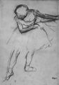 Degas, Edgar Germain Hilaire: Tänzerin mit nach vorn gestrecktem rechten Bein