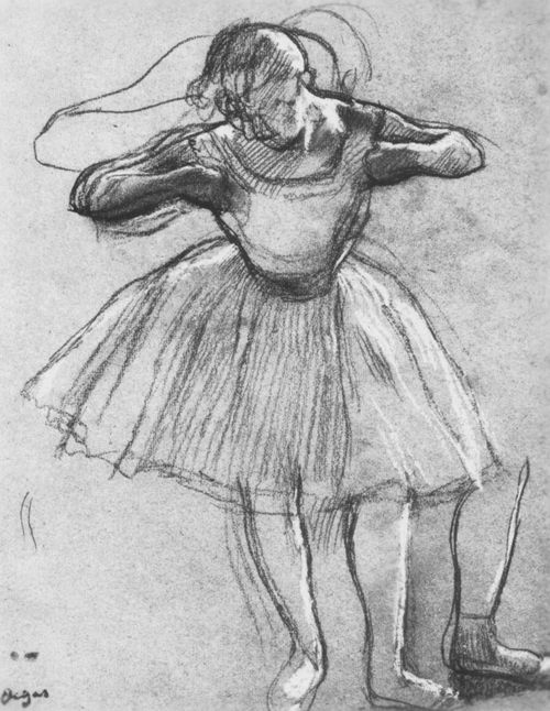 Degas, Edgar Germain Hilaire: Tnzerin im Seitenlicht
