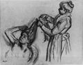 Degas, Edgar Germain Hilaire: Beim Frisieren