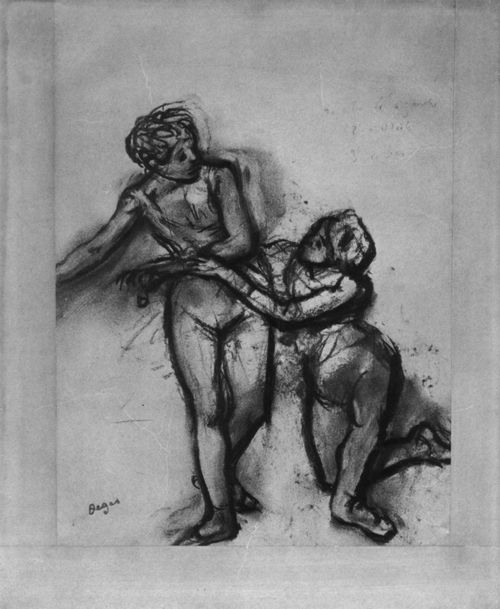 Degas, Edgar Germain Hilaire: Zwei Tnzerinnen im Trikot