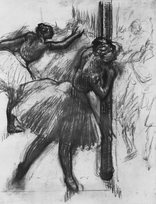 Degas, Edgar Germain Hilaire: Tnzerin an einem Pfeiler
