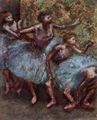 Degas, Edgar Germain Hilaire: Vier Tänzerinnen hinter den Kulissen