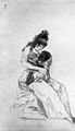 Goya y Lucientes, Francisco de: Sanlúcar-Album : Die Herzogin von Alba hält María de la Luz im Schoß