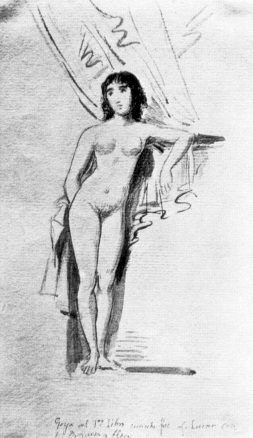 Goya y Lucientes, Francisco de: Sanlcar-Album : Weiblicher Akt