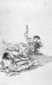 Goya y Lucientes, Francisco de: Madrid-Album : Zwei sich prügelnde Mädchen und lachender Majo