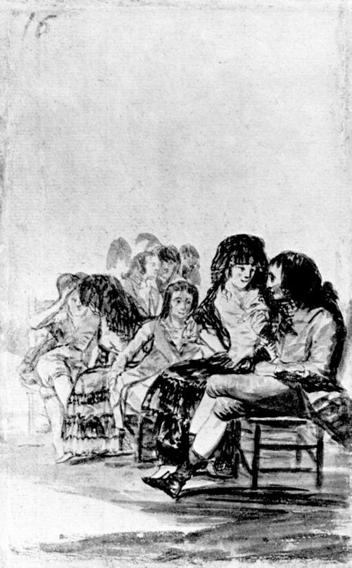 Goya y Lucientes, Francisco de: Madrid-Album : Majas und Majos im Gesprch