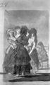 Goya y Lucientes, Francisco de: Madrid-Album : Promenierende Majas