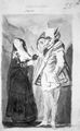 Goya y Lucientes, Francisco de: Madrid-Album : »Grausame Masken«