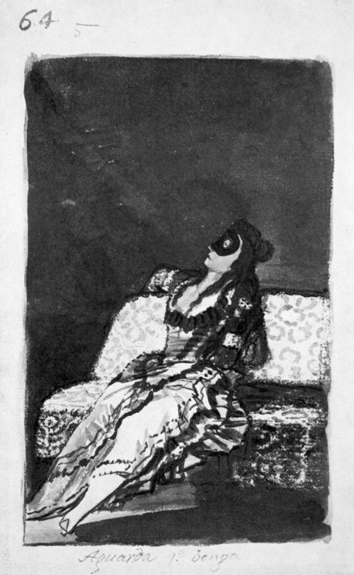 Goya y Lucientes, Francisco de: Madrid-Album : »Sie wartet auf sein Kommen«