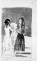 Goya y Lucientes, Francisco de: Madrid-Album : »Nur weil er sie fragt, ob es ihrer Mutter gut gehe, reagiert sie wie eine Tigerin«