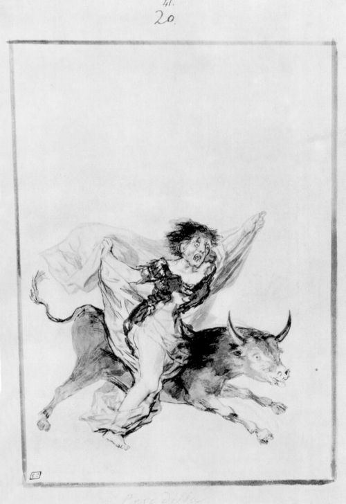 Goya y Lucientes, Francisco de: Schwarzrand-Album : »Alptraum«