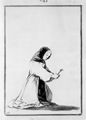Goya y Lucientes, Francisco de: Schwarzrand-Album : »Buße«