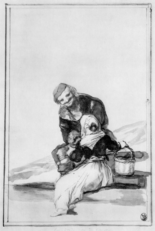 Goya y Lucientes, Francisco de: Schwarzrand-Album : »Hte dich vor Ratschlgen«