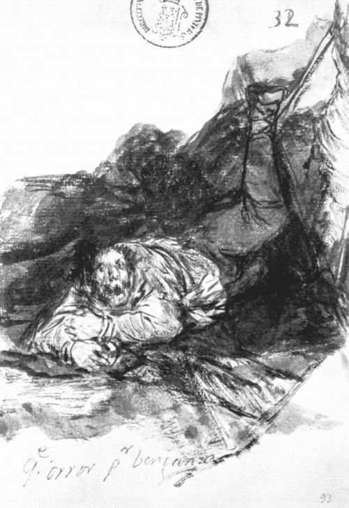 Goya y Lucientes, Francisco de: Tagebuch-Album : »Welch schreckliche Rache«