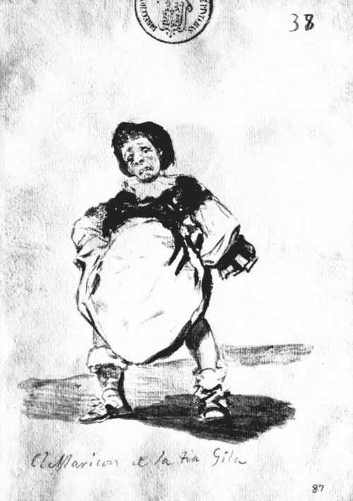 Goya y Lucientes, Francisco de: Tagebuch-Album : »Der Schwule von Mutter Gila«