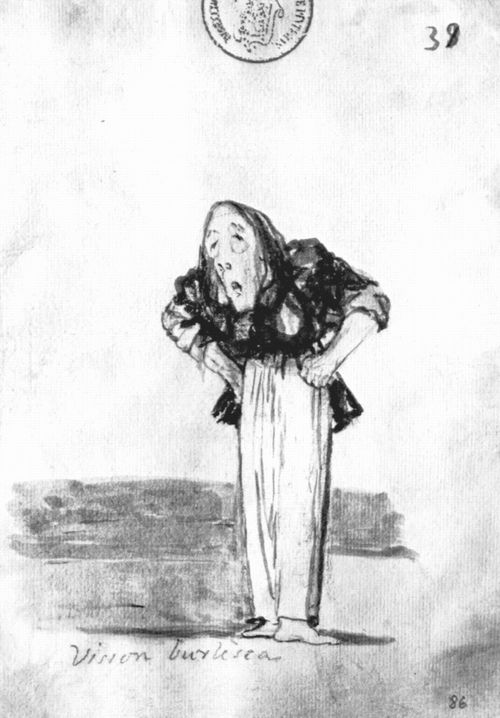Goya y Lucientes, Francisco de: Tagebuch-Album : »Komische Vision«