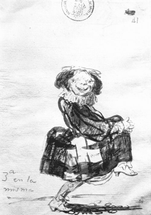Goya y Lucientes, Francisco de: Tagebuch-Album : »Eine dritte in der selben (Nacht)«