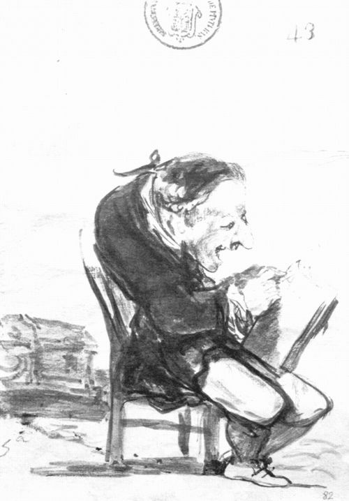 Goya y Lucientes, Francisco de: Tagebuch-Album : »Fnfte Vision«