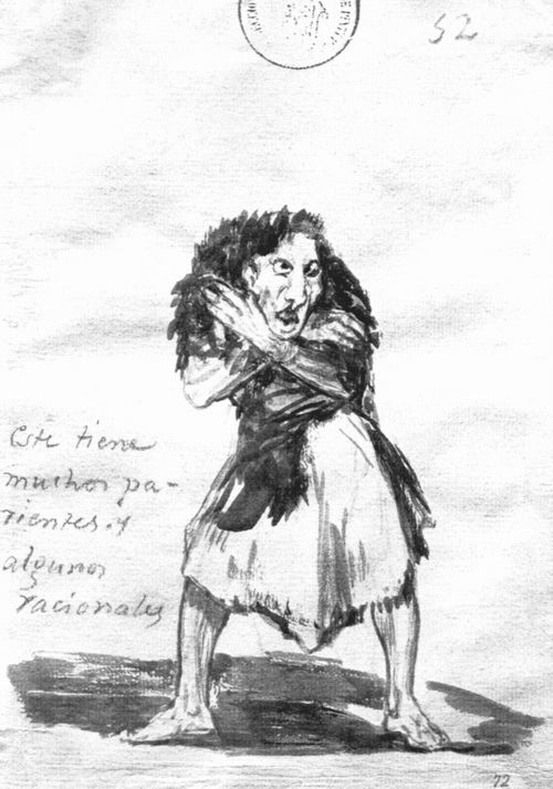 Goya y Lucientes, Francisco de: Tagebuch-Album : »Dieser hat viele Verwandte und darunter einige vernnftige«