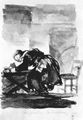 Goya y Lucientes, Francisco de: Tagebuch-Album : »Verkrüppelt und gierig«