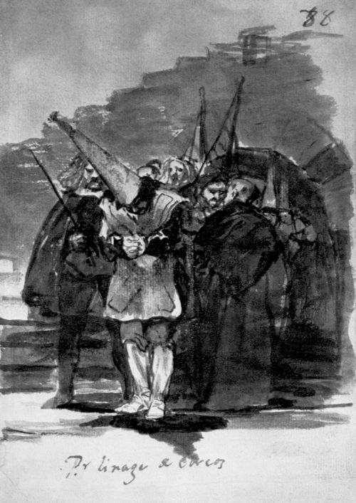 Goya y Lucientes, Francisco de: Tagebuch-Album : »Wegen jdischer Herkunft«