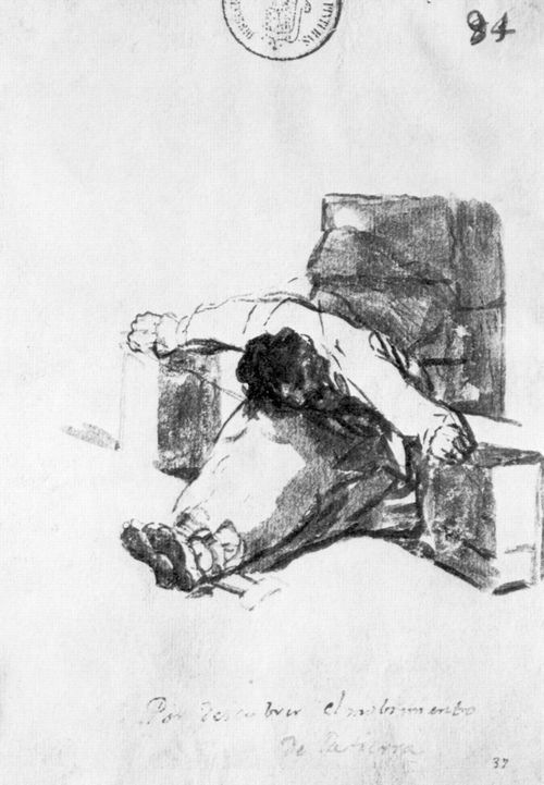 Goya y Lucientes, Francisco de: Tagebuch-Album : »Weil er die Erdbewegung entdeckt hatte«