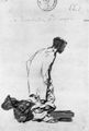 Goya y Lucientes, Francisco de: Tagebuch-Album : »Er zieht für immer seine Kutte aus«
