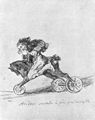 Goya y Lucientes, Francisco de: Erstes Bordeaux-Album : »Sitzend, zu Fu und zu Pferde reisen«