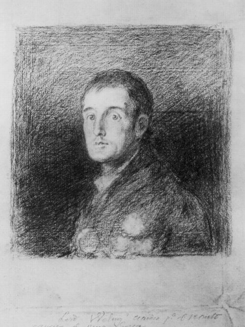 Goya y Lucientes, Francisco de: Portrt des Duc of Wellington