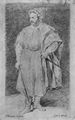 Goya y Lucientes, Francisco de: Zeichnungen nach Velázquez: Porträt des Hofnarren Barbarroja
