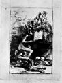 Goya y Lucientes, Francisco de: Zeichnungen fr »Los Caprichos«: »Dritter Traum, Frommes Bekenntnis«