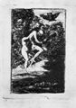 Goya y Lucientes, Francisco de: Zeichnungen für »Los Caprichos«: »Vierter Traum, Eine feine Lehrmeisterin«