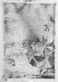 Goya y Lucientes, Francisco de: Zeichnungen für »Los Caprichos«: »Zu Ehren des Meisters«