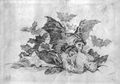 Goya y Lucientes, Francisco de: Zeichnungen für »Desastres de la Guerra«: »Desastre 72, Die Folgen«