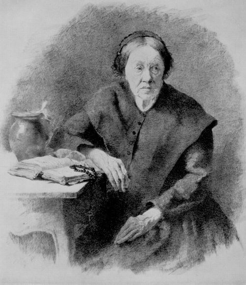Leibl, Wilhelm Maria Hubertus: Portrt der Tante Josepha