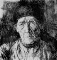 Leibl, Wilhelm Maria Hubertus: Porträt einer alten Bäuerin (Die »Tumin«)