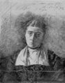 Leibl, Wilhelm Maria Hubertus: Oberbayerisches Bauernmädchen (Porträt der Kathi Barth in Aibling)