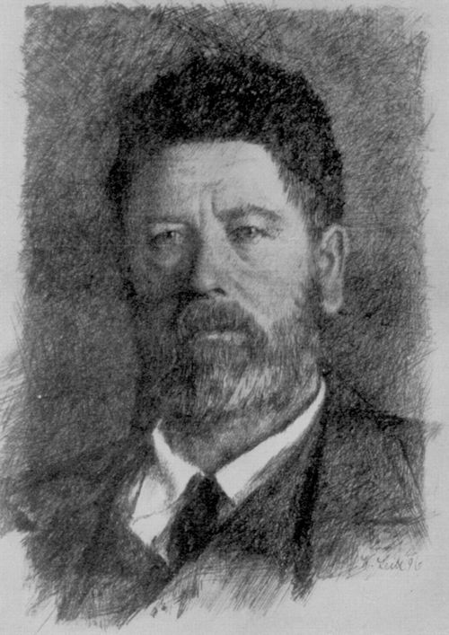 Leibl, Wilhelm Maria Hubertus: Selbstporträt