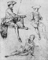 Watteau, Antoine: Drei Figuren