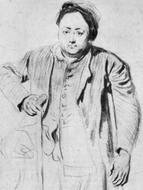 Watteau, Antoine: Portrt des Antoine de La Roque